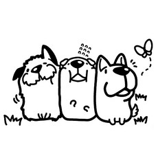 草叢圖案重點貼紙 動物大圖標 27, 黑色