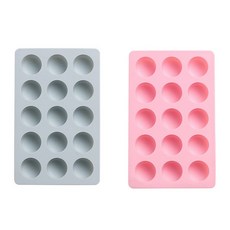 歐文簡單的冰模, C型粉色、藍色, 1套