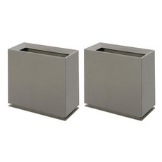 블럭마트 유럽스타일 틈새 휴지통 플라스틱, 랜덤 발송, 2개