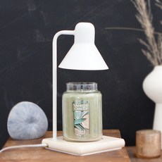 the Sweet 木板底座融蠟燈+YANKEE 蠟燭+鹵素燈泡 2入, 鼠尾草柑橘