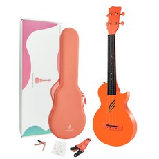 enya 碳四弦琴 Nova U Nova U 橙色拾音器, 中音
