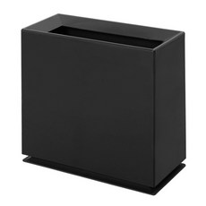 Block Mart歐式縫隙垃圾桶塑料, 黑色的, 1個