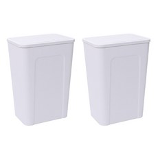 블럭마트 주방 욕실 다용도 버튼 휴지통 대형, 랜덤 발송, 2개