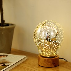 Trueje單燈檯燈, 銀