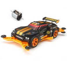 타미야 Hexagonite SP MA 조립 미니카 95565 Black + Atomic Tuned 2 Motor PRO 15489 세트, 혼합색상, 1세트