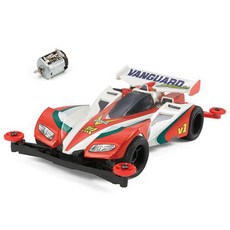 Tamiya Vanguard Sonic Prem Super II 底盤拼裝迷你車19435+原子調2電機15486套裝, 混色, 1套