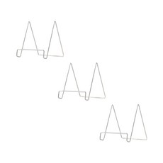 앤티스 심플 라인 책거치 보관홀더 교차형 소형 3p, 실버, 1단