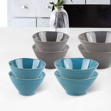 Reine 飯碗組合, 混色, 飯碗 4入+大碗 4入