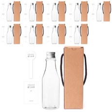 透明PET瓶 銀色瓶蓋 貼紙組合 AR200 N4S, 200毫升, 10組