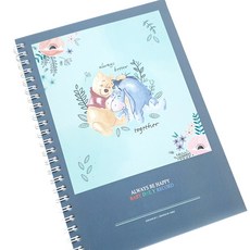 제이밀크 쌍둥이 수유일지 함께여서 행복해 Pooh, 혼합색상, 1개