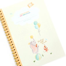제이밀크 수유일지 달링 리틀 덤보, 혼합색상, 1개