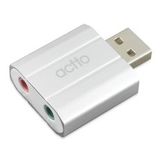 actto 音頻轉換器 xender usb 聲卡 外置, USBA-11