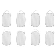 블럭마트 욕실 접이식 빨래 바구니, 그레이, 8개