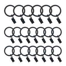 Kate Garden 窗簾夾環 3.2cm, 黑色, 20個