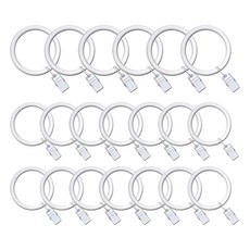 Kate Garden 窗簾夾環 3.2cm, 白色, 20個