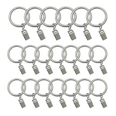 Kate Garden 窗簾夾環 3.2cm, 鉻色, 20個