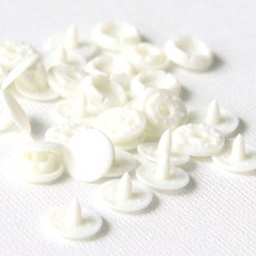 SUN GRIP 塑膠T形鈕扣 13mm, 象牙, 40套