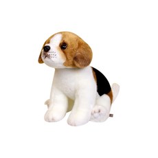 Real小狗娃娃比格犬, 23cm, 混色, 1個