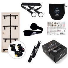 蜘蛛健身拉力繩套組 7件組, 混色