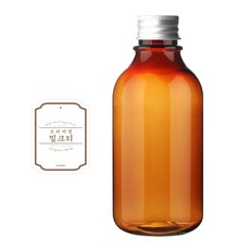 銀蓋棕色PET瓶ARB300+瓶標貼皇家白奶茶S套組, 300毫升, 10組