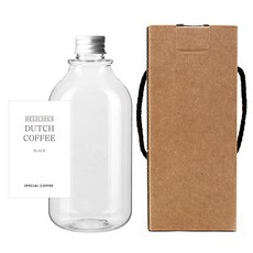 空瓶ARB520透明520ml+蓋銀+盒子+貼紙N3套組, 1套