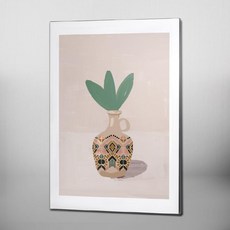 RYMD Ethnic Bottle Plant 邊框畫, 單一顏色
