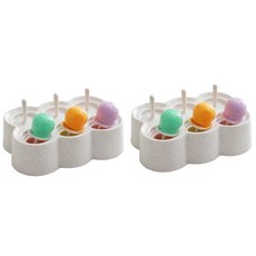 Owen迷你冰棒模具 款式A, 淺褐色的, 2個