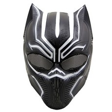 PARTY COSTUME 黑豹面具, 黑色, 1個