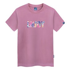 진마니아 남녀공용 엔조이 라운드 반팔티 TS-305