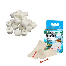 迷你環濾材 2L + JBL 過濾袋 2入組, 1套