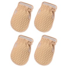 GUNU 목욕 샤워 다이아몬드 라운드 바디스크럽, 카키베이지, 4개, 1개입