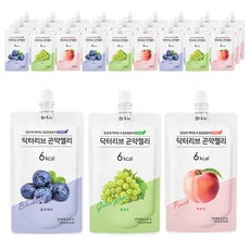 Dr. Reeve 魔芋果凍綠葡萄 150g x 10p + 桃子 150g x 10p + 藍莓 150g x 10p 套組, 1組