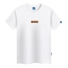 진마니아 남녀공용 빅사이즈 마니아 라운드 반팔 티셔츠 TS-043