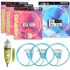 DCAPS 墨魚極線+逆墨魚墨魚針隨機送3p+魚燈+墨魚針3p, 1組