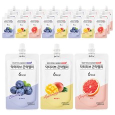 Dr.Liv 蒟蒻果凍飲 蘋果芒果口味 10入+藍莓口味 10入+葡萄柚口味 10入組, 1套