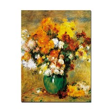 HANART 畫框 菊花瓶 雷諾瓦