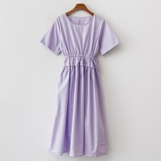 엔비룩 청순 러버 반팔 원피스