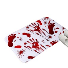 恐怖防滑浴室墊, 上面(C款), 底部(隨機出貨)