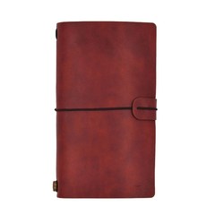 K office名片及卡片保管筆記本活頁夾 A5, 深棕色, 1個