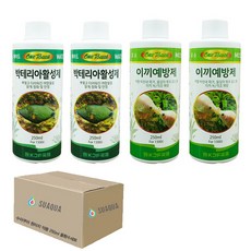 KJF Suaqua 一鍵式細菌活化劑 250ml x 2p + 防苔蘚 250ml x 2p 套組, 1套