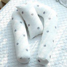 MartinSleep U型抱枕+腿部抱枕, 泡泡紗明星