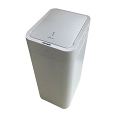 簡約風格感應式垃圾桶, 白色的, 1個