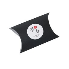 半月盒+個娃娃貼紙韓文1套, 黑色的, 100套