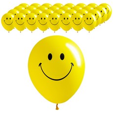 Sempertex 微笑氣球 13cm, 100個, 單一顏色