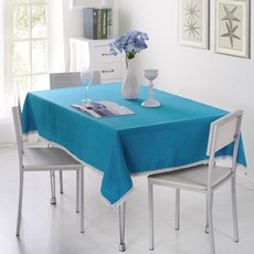 Block Mart 素色餐桌布 布料 極簡桌巾, TYPE 2, 4人(110 x 160 cm)