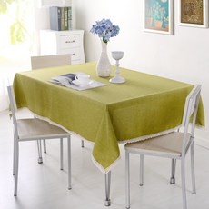 Block Mart 素色餐桌布 布料 極簡桌巾, TYPE 3, 6人(130 x 170 cm)