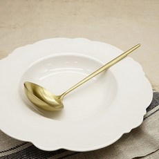 TABLE Art. Avella 霧光迷你湯勺, 金色, 1個