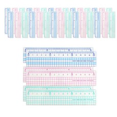 Morning Glory 1000色方尺15cm, 綠色、粉色、藍色, 40個