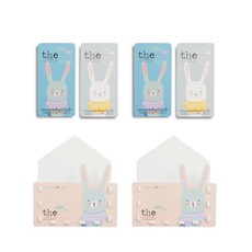 moms board 兔子圖案磁吸式筆筒+白板擦組, 2組