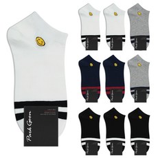 parkgoon 男士紳士微笑運動襪 10雙入